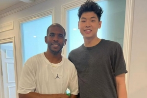 崔永熙晒与保罗合照：上次见到他是15-16赛季了 希望一切顺利