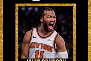 🙌NBA官方：尼克斯球星布伦森荣获本赛季NBA年度关键球员奖！