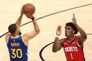大锁🔒️G2阿门作为主要防守者时 勇士球员8中1 库里4中1+3失误