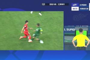 记者：上轮比赛山东那张是红牌，张稀哲这张也没话说