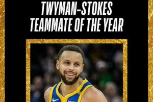 🤝NBA官方：勇士球星库里获得本赛季年度最佳队友奖