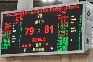 付豪22+6 赵继伟助攻原帅3分杀死比赛 全运会辽宁逆转北京险胜2分