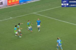 锁定胜局！杜加利奇高速前插低射破门，深圳3-1申花