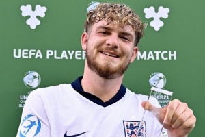 3次关键传球⚽埃利奥特当选欧青赛英格兰vs斯洛文尼亚全场最佳